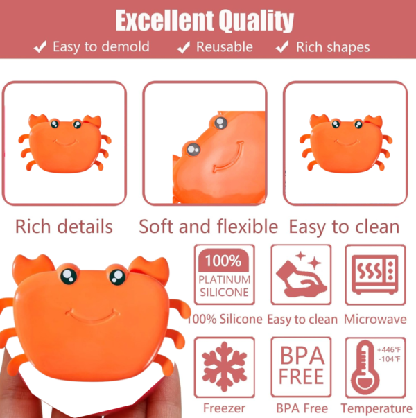 Crab Ice Mold – Fun Silicone Ice Cube Tray for Drinks | ChillPour