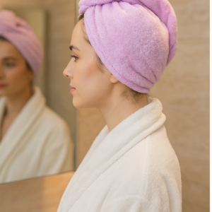 Microfiber Hair Drying Towel – Super Absorbent & Quick Dry | VelvaBloom