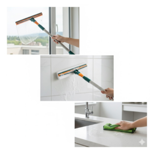 3-in-1 Glass Wiper – Multi-Surface Cleaner for Home | Velvet Wipe