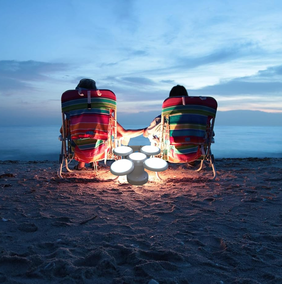 Solar Camping Light – USB Rechargeable Emergency LED