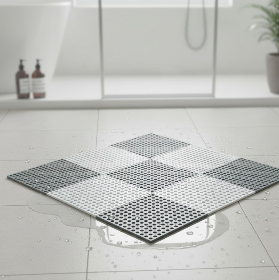 Bath Anti-Slip Mat – Bathroom Safety Mat 26x26 cm | Mini Bubbles
