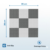 Bath Anti-Slip Mat – Bathroom Safety Mat 26x26 cm | Mini Bubbles