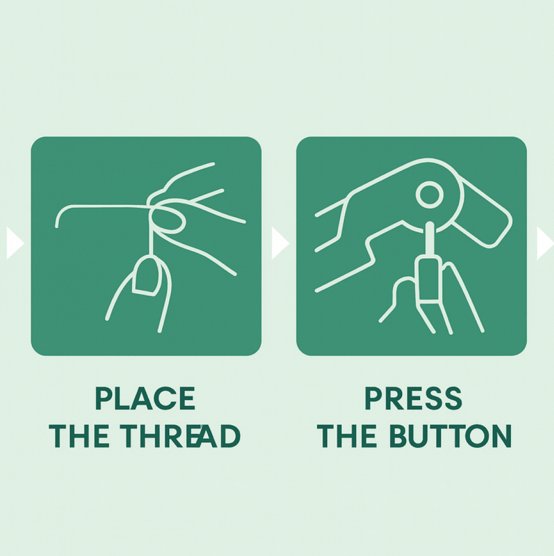 Automatic Needle Threader – Easy Sewing Aid for Vision Impaired | storenzo