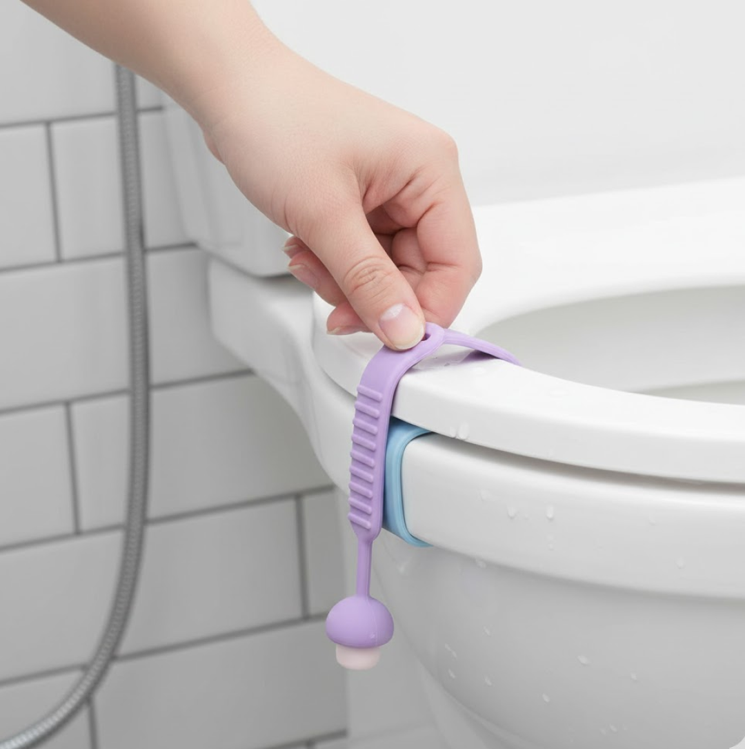 Toilet Seat Lifter – Hygienic Silicone Grip for Bathroom | Bathora