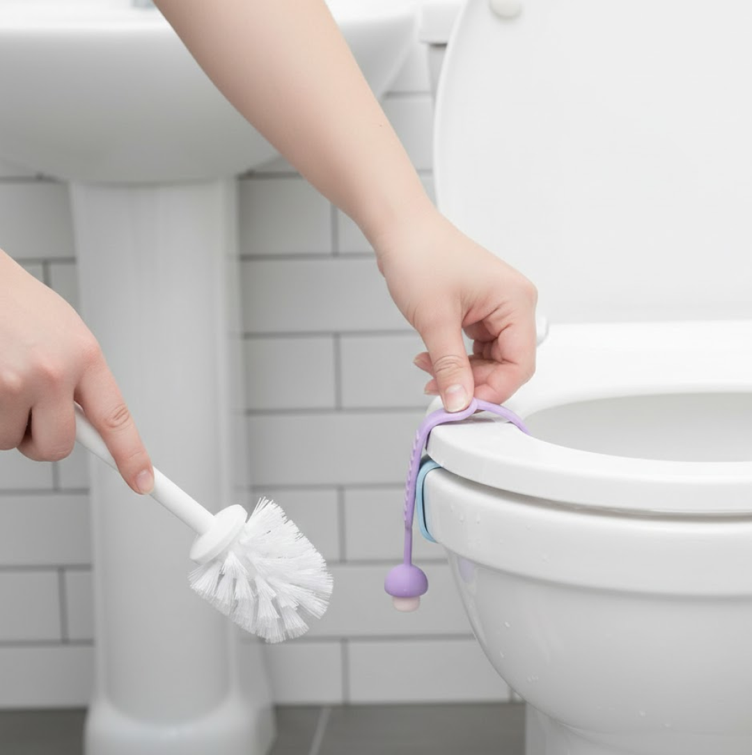 Toilet Seat Lifter – Hygienic Silicone Grip for Bathroom | Bathora