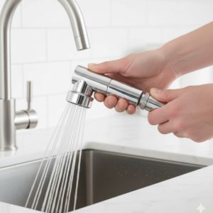Rotating Faucet Sprayer – 1080° Swivel & Dual Flow | Bathora