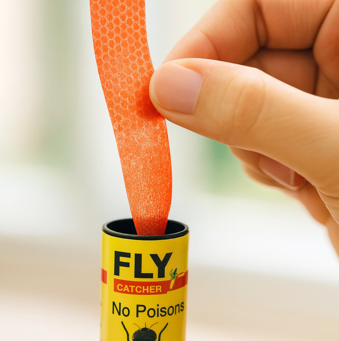 Fly Catcher Sticky Strips Non-Toxic Odorless