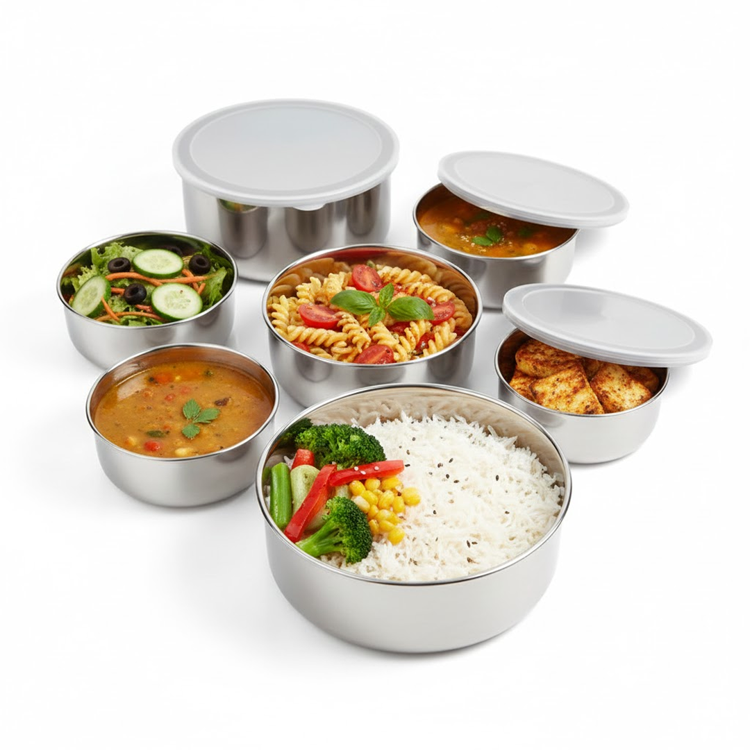 Stainless Steel Lunch Box – Airtight & Leak-Proof | Lunchie Bunchie