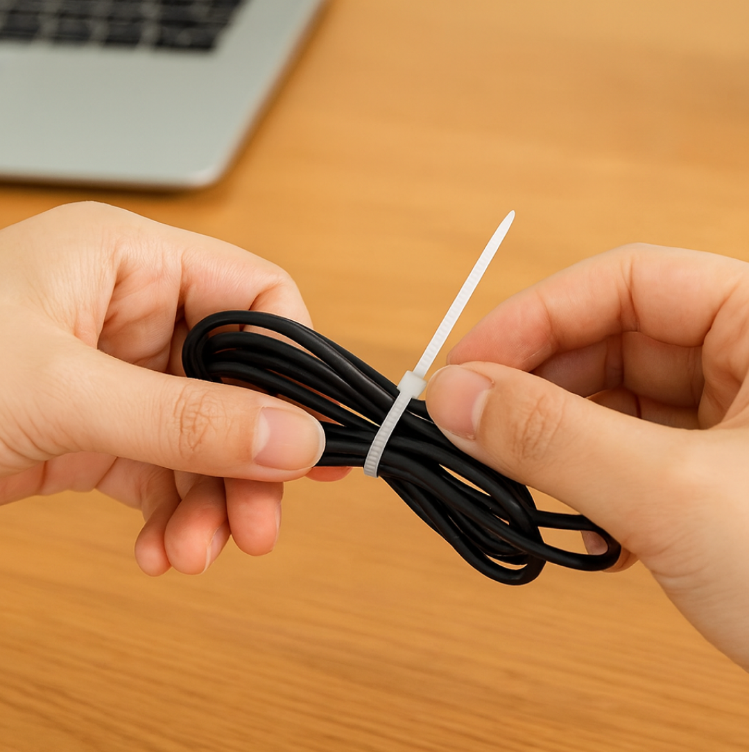 Heavy Duty Cable Ties – 200mm Nylon Zip Ties 100 Pcs | WipeTech
