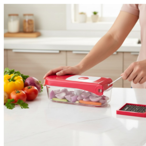 Vegetable Chopper – Manual Food Processor & Fruit Cutter | Ganesh