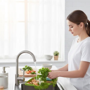 Corner Sink Strainer – Kitchen Waste & Sponge Holder | ShineCrest