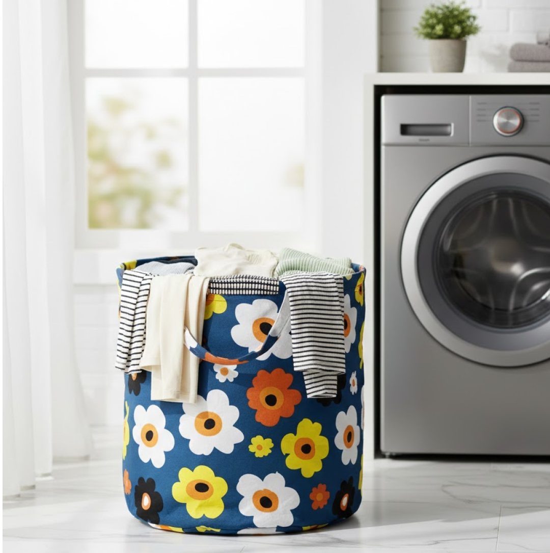 Canvas Laundry Bag for Home & Toy Storage – Collapsible | Organivo