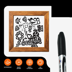 Permanent Black Marker (10 Pc) – Smooth Ink | InkGlow
