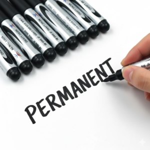Permanent Black Marker (10 Pc) – Smooth Ink | InkGlow