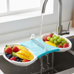 Vegetable Cutter and Washer – Adjustable 2-in-1 Kitchen Tool | Quickslice