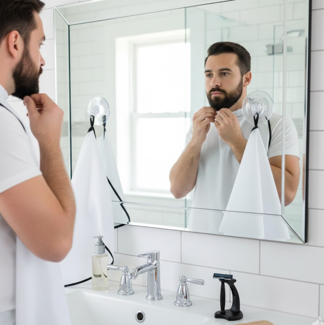 Beard Apron – Mess-Free Hair Catcher & Grooming Bib | PureBeard