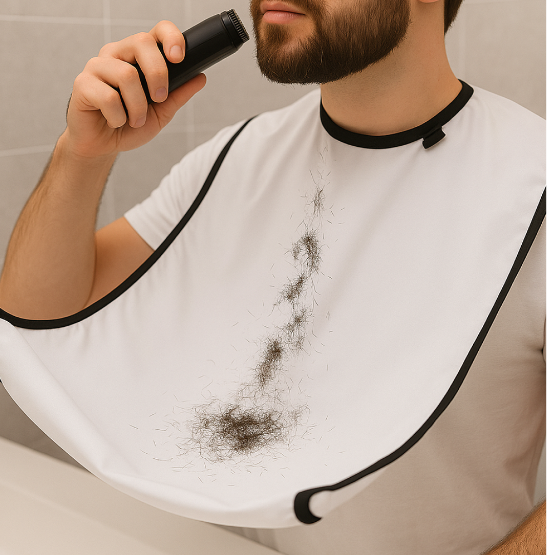 Beard Apron – Mess-Free Hair Catcher & Grooming Bib | PureBeard