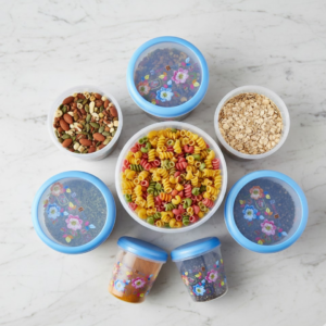 Air Tight Plastic Container Set – 8 Pcs Food Storage | Velvet Wheels