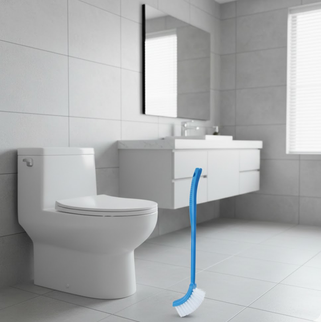 Toilet Cleaning Brush – Ergonomic, Long Handle | Velvet Wipe
