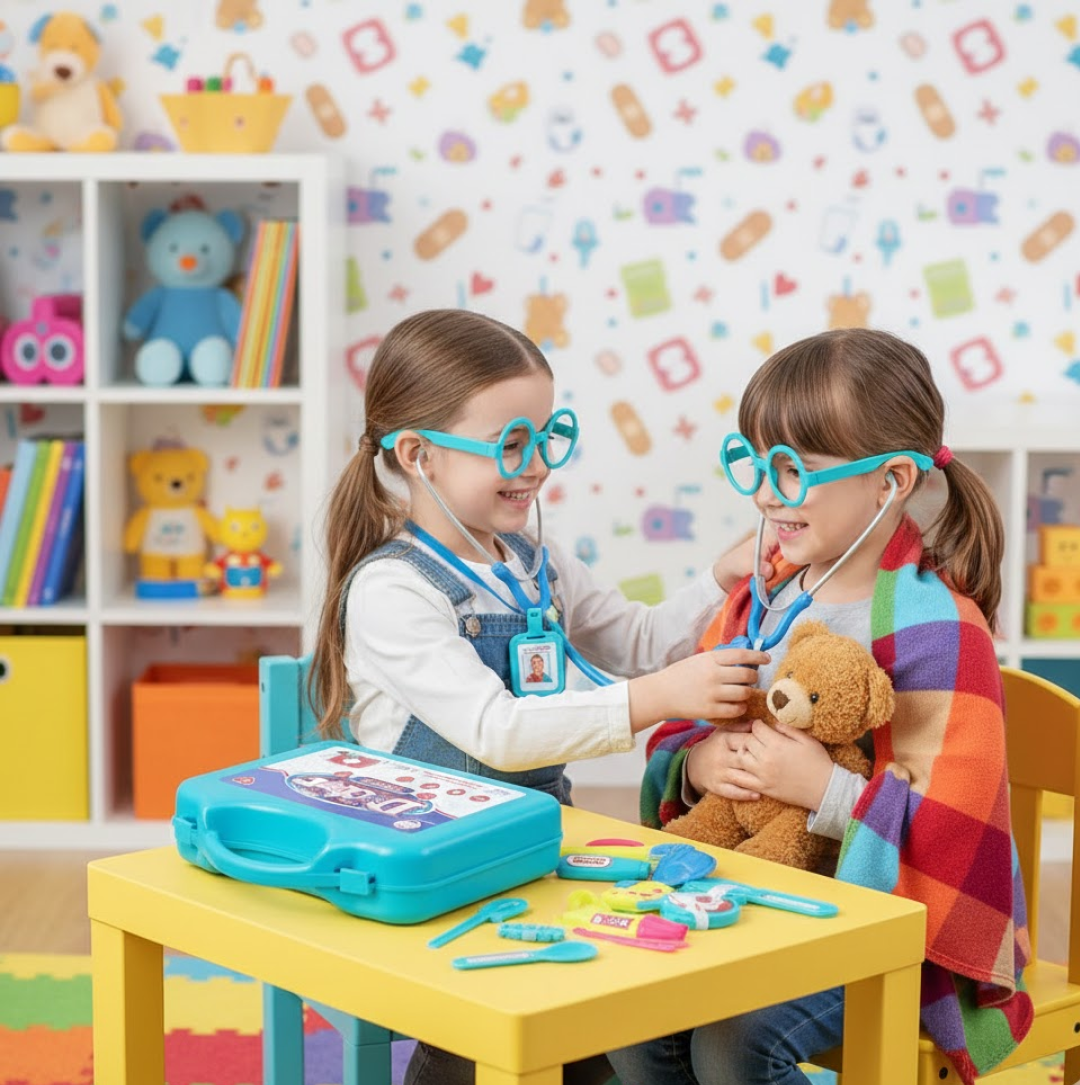 Kids Doctor Set – Educational Pretend Play Medical Kit | Dollura