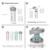 Travel Dispenser Bottle Set – 4-in-1 Leak-Proof | FERVENT