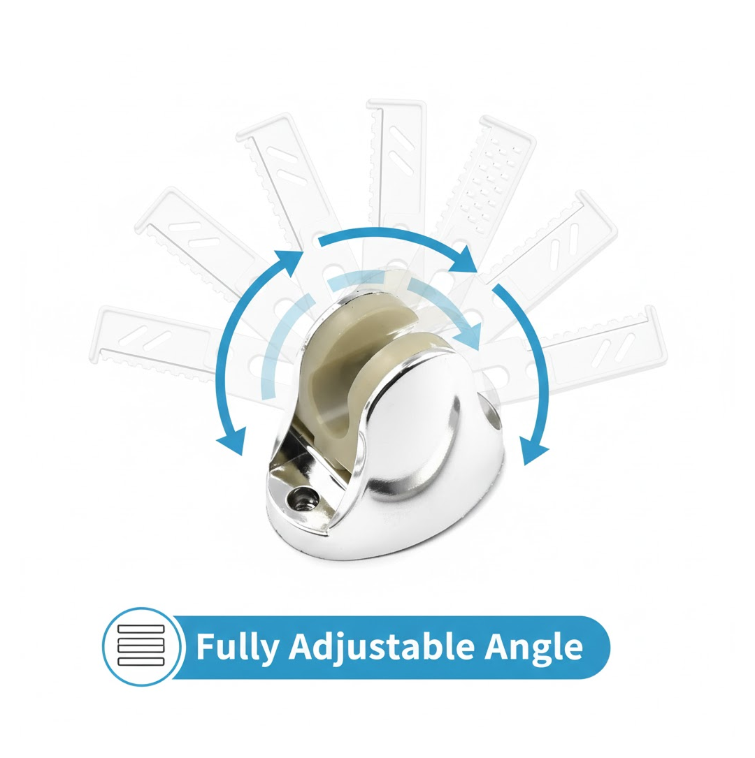 Adjustable Hand Shower Holder – Wall Mount Bracket | Mist & Relax