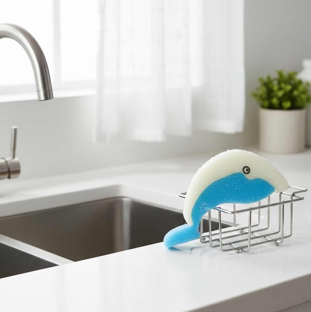 Reusable Kitchen Sponge – Eco-Friendly Multi-Surface Cleaning | SparkleTidy