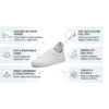 No-Show Liner Socks – Breathable Anti-Slip Comfort