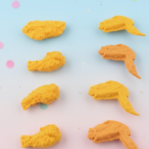Chicken Erasers – Fun Wing & Leg Set | TinyTrendy