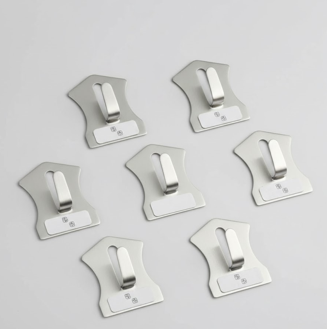 Stainless Steel Wall Hooks – 18 Pc Heavy Duty Set | Styleva
