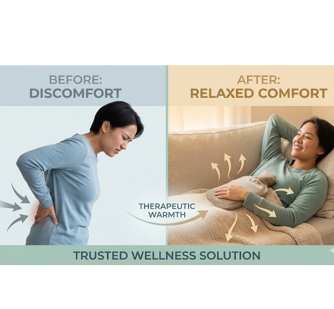 Hot Water Bag – Leak-Proof Relief for Pain & Cramps | Velvet Wellness