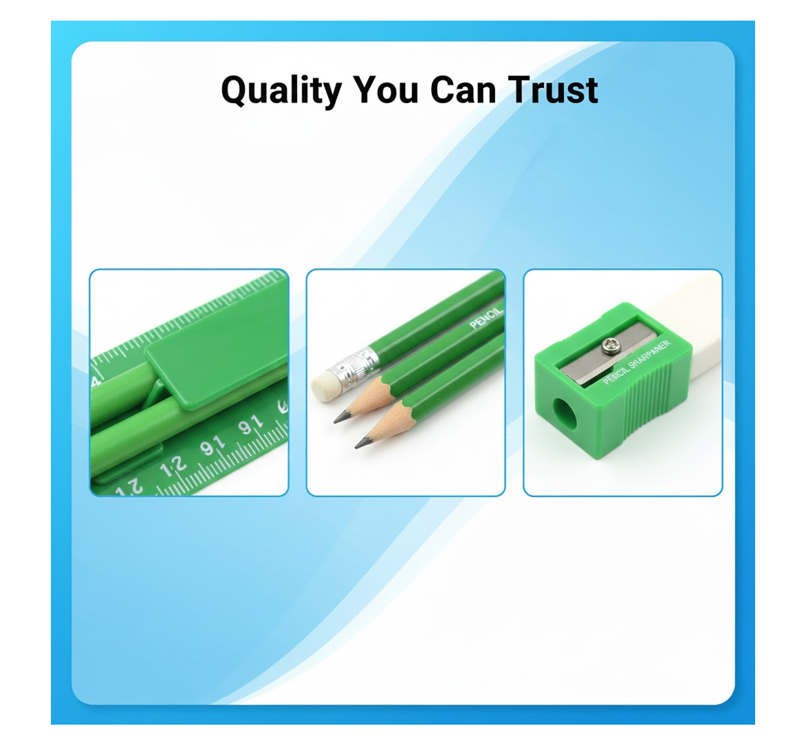 School Supply Set – 5-Piece Essential Stationery Kit |
