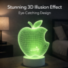 3D Illusion Night Light – Energy-Saving LED Lamp | Indo Glow