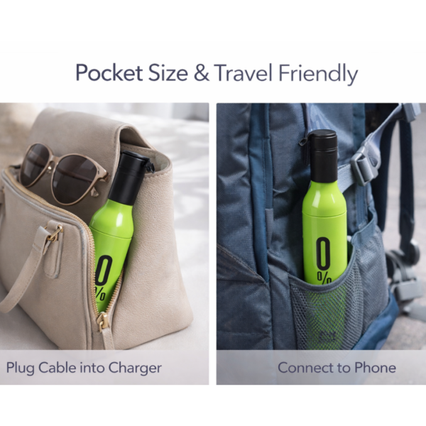 Wine Bottle Umbrella – Compact Windproof Travel | DrizzlePro