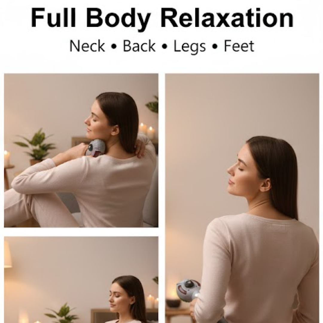 Full Body Massager – 8-in-1 Electric for Muscle Relief | Velvet Wellness
