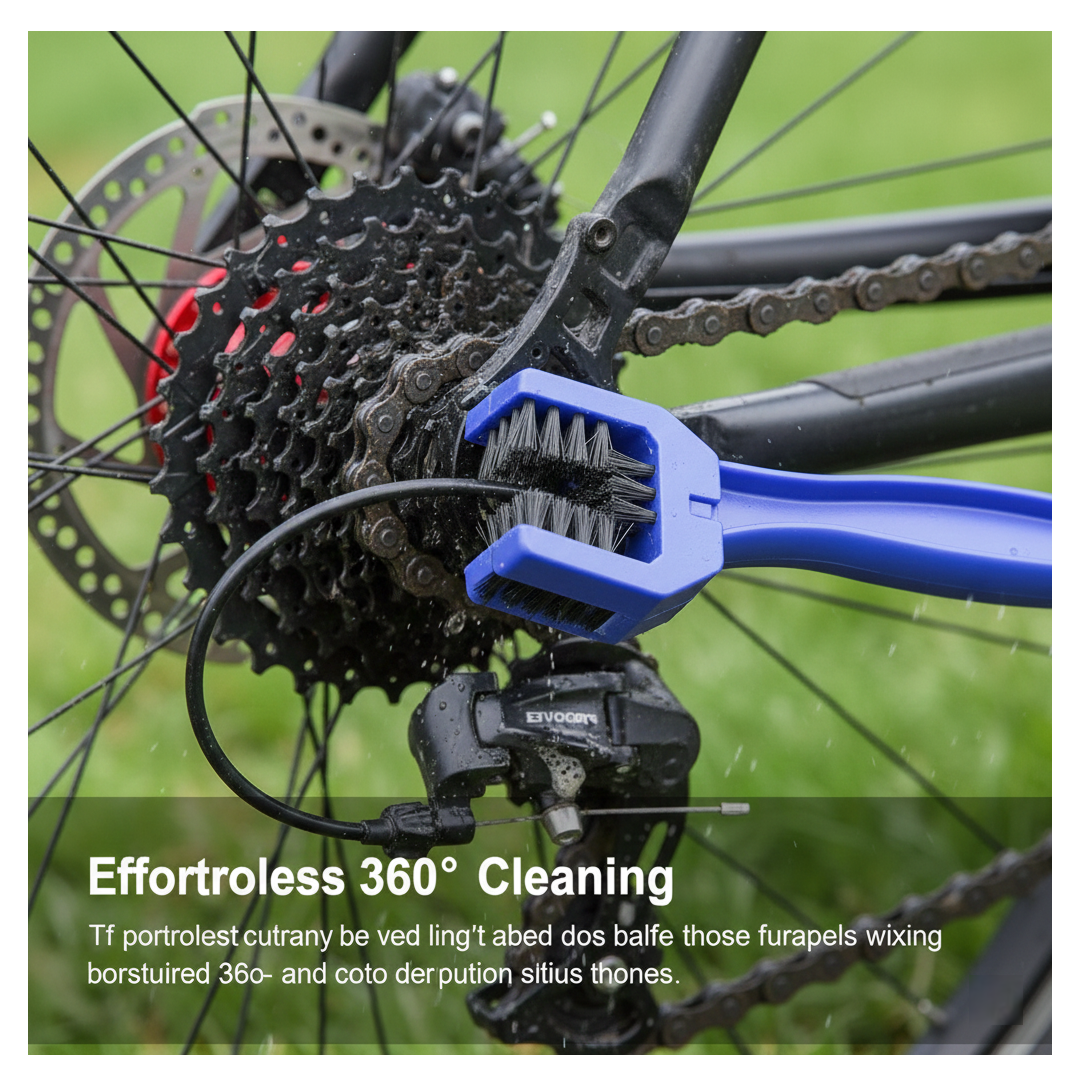 2092621861 Motorbike Chain Cleaner – Efficient 3D Brush Tool for Bikes | Velvet Wheels