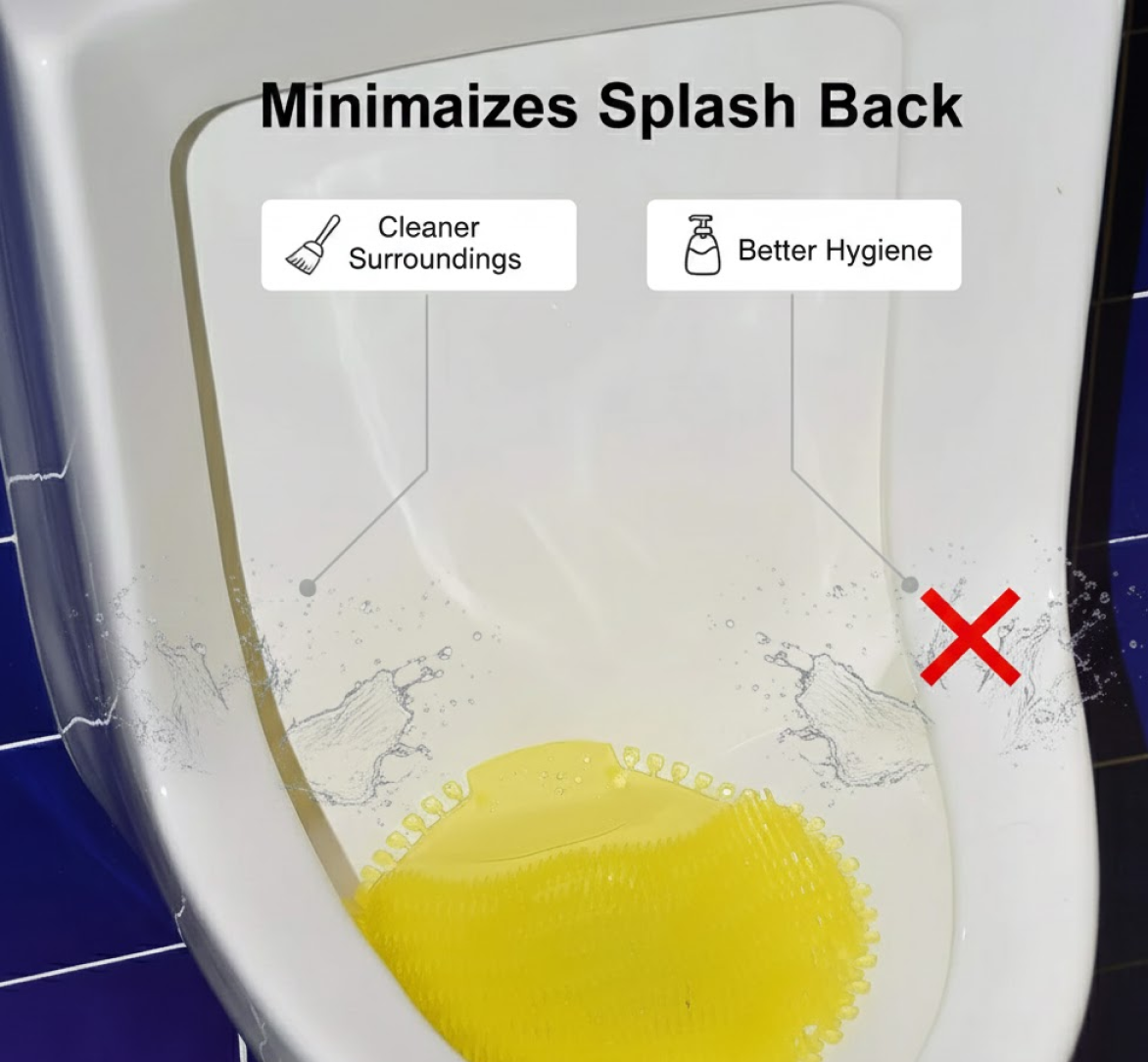 Urinal Screen Deodorizer Mat – Long-Lasting Odor Control & Anti-Splash
