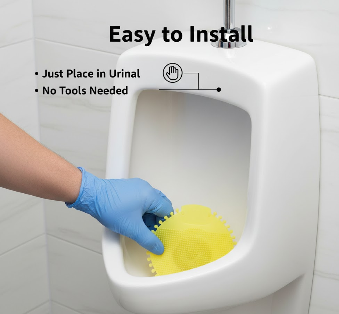 Urinal Screen Deodorizer Mat – Long-Lasting Odor Control & Anti-Splash