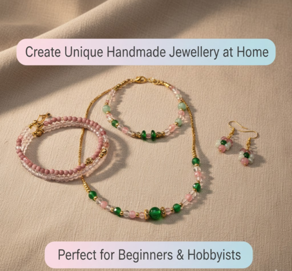 DIY Jewellery Making Kit – Complete Set with Colorful Beads & Accessories