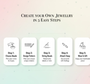 DIY Jewellery Making Kit – Complete Set with Colorful Beads & Accessories