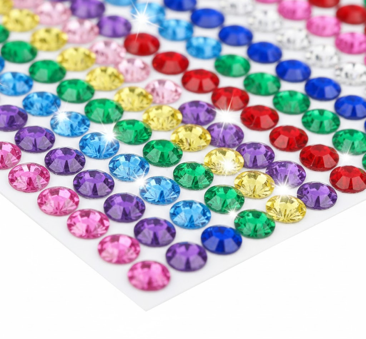 2092622143 Crystal Stickers – Self-Adhesive for Art & Craft Projects | Craftily