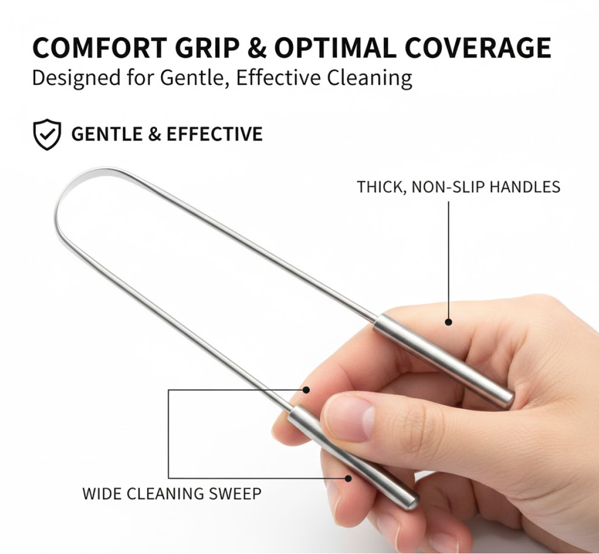 Tongue Cleaner – Fresh Breath & Oral Hygiene for All | MintGuard