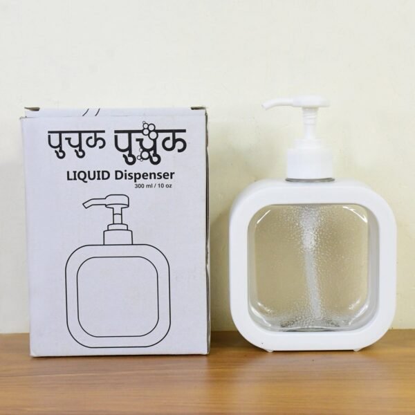 Soap Dispenser – Clear Refillable Pump Bottle | VelvetBubbles