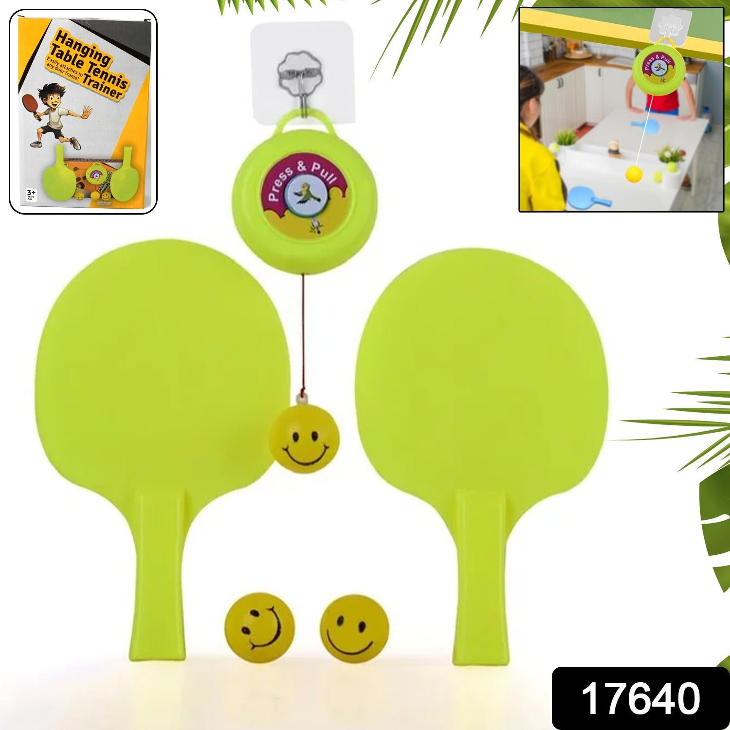 Portable Table Tennis Kit – Indoor Self-Training Set | Dollovia