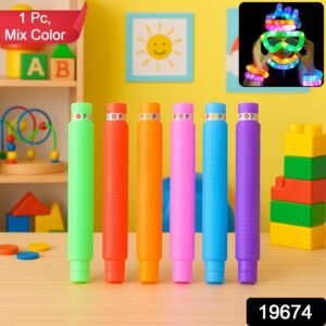 LED Glow Pop Tube – Stretchable Light-Up Sensory Toy