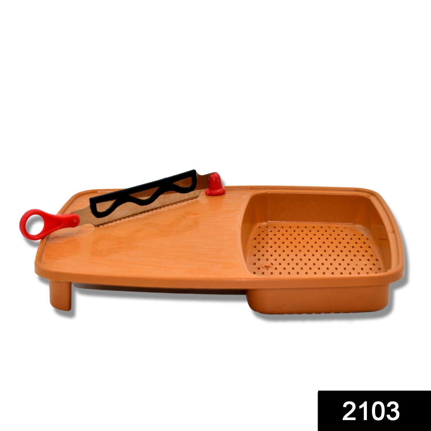 Plastic Cutting Board – Non-Slip with Holder |