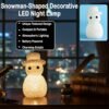 Snowman LED Night Lamp – Decorative Soft Ambient Glow