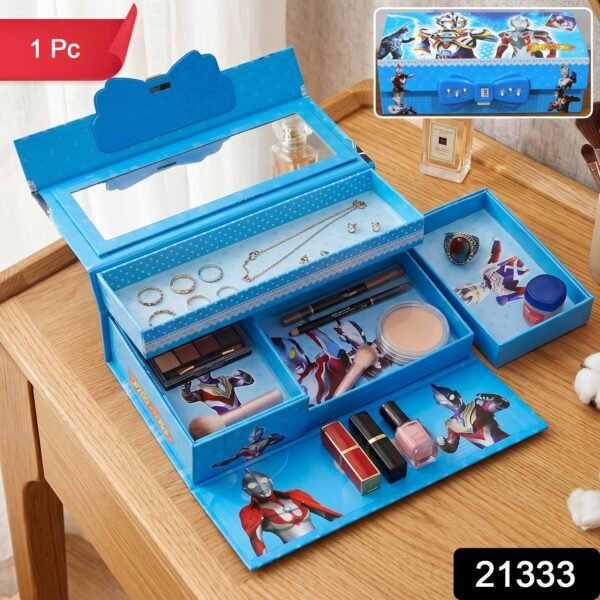 213331 Multipurpose Folding Makeup and Jewelry Storage Box – Compact & Portable