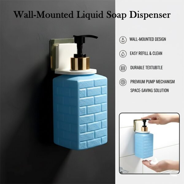 Wall-Mounted Liquid Soap Dispenser – Hygienic, Space-Saving Solution