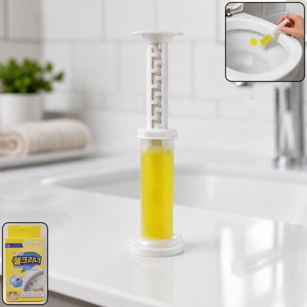 Flower-Shaped Toilet Gel Cleaner with Box – Effective stain removal
